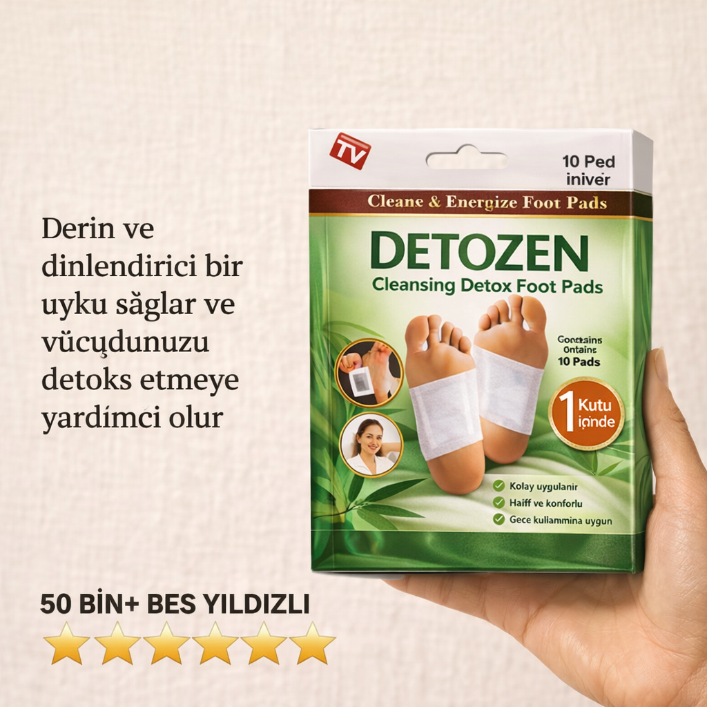Detozen Rahatlatıcı Gece Ayak Bandı